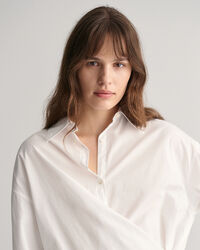 Oversized wikkelblouse