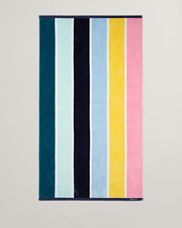 Veelkleurig gestreept strandlaken