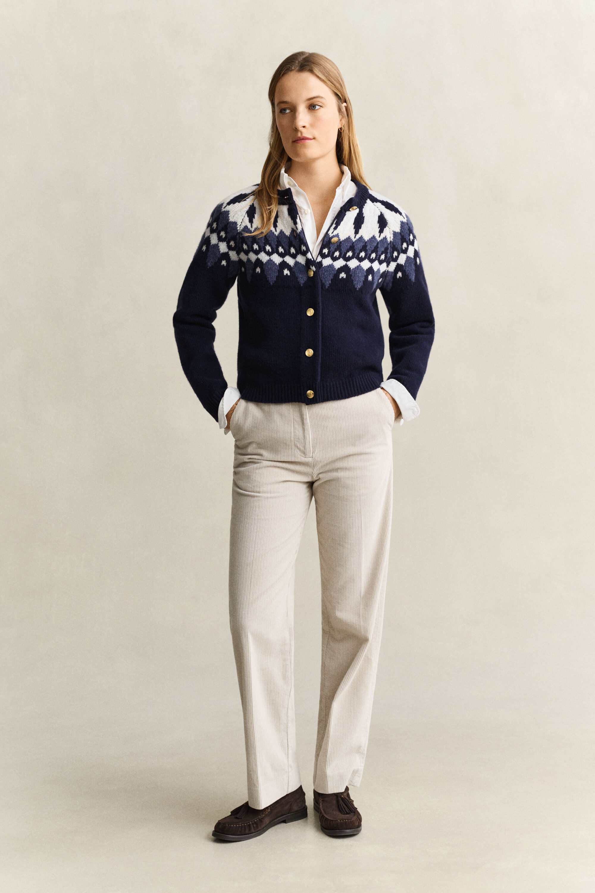 Wollen Fair Isle-vest