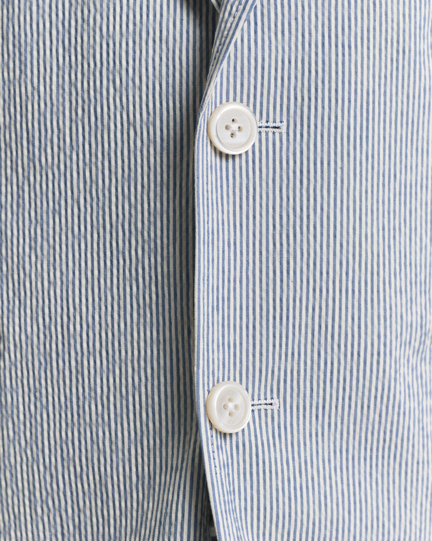 Slim Fit seersucker kostuumjasje