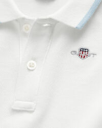 Baby Contrast Tipped piqu&eacute; rugger