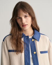 Overshirt met textuur