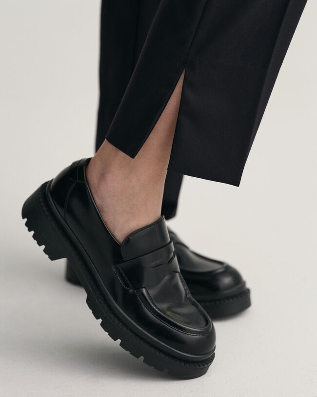 Pull-On broek met taps toelopende pijp