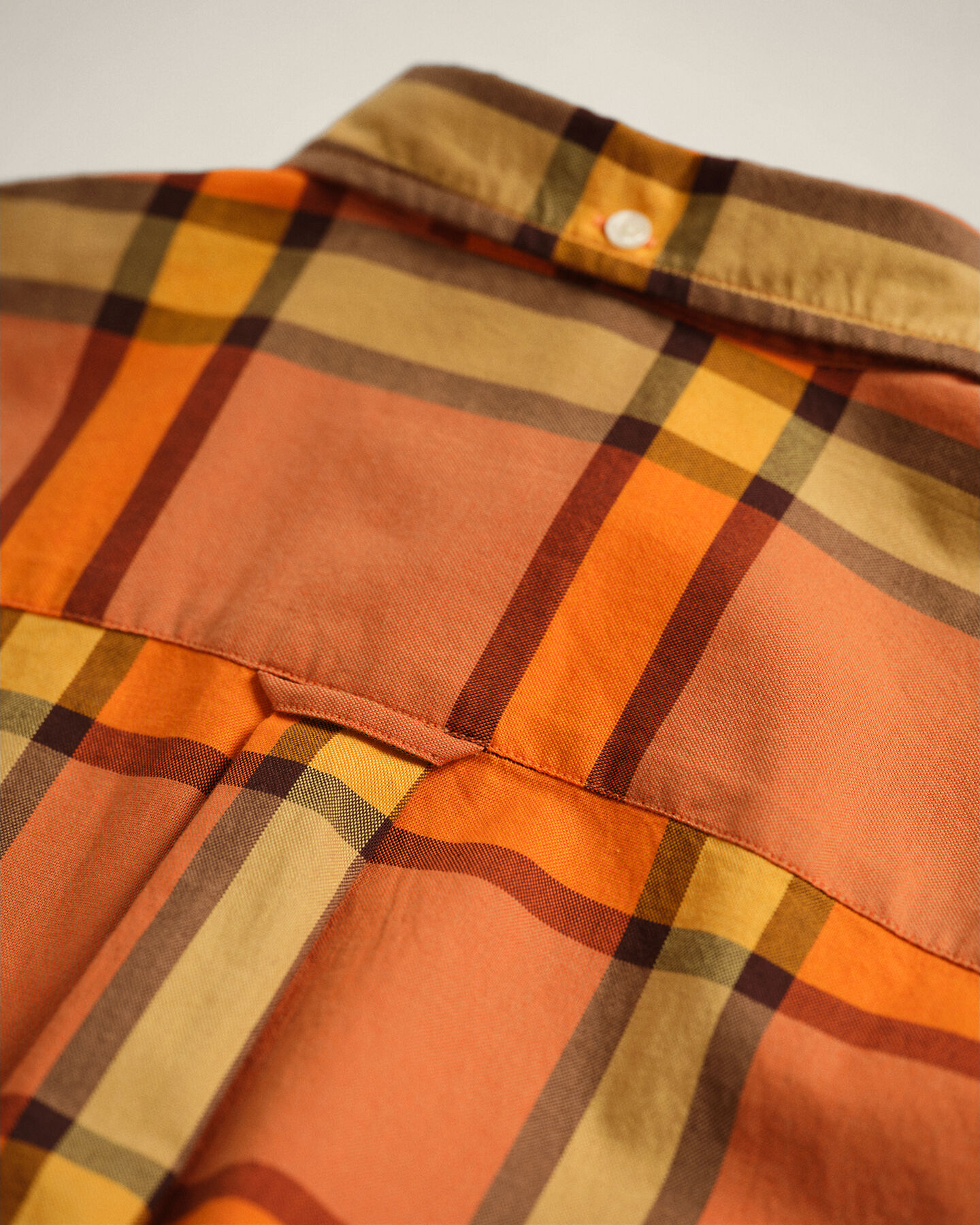 Wrangler x GANT Relaxed Fit Oxford-overhemd met Schotse ruit