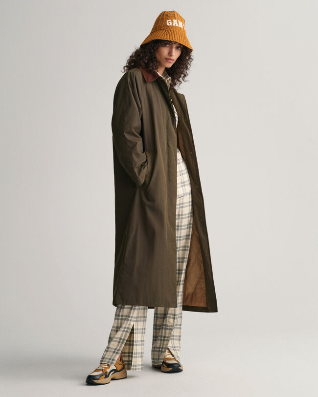 Gewatteerde Car Coat jas