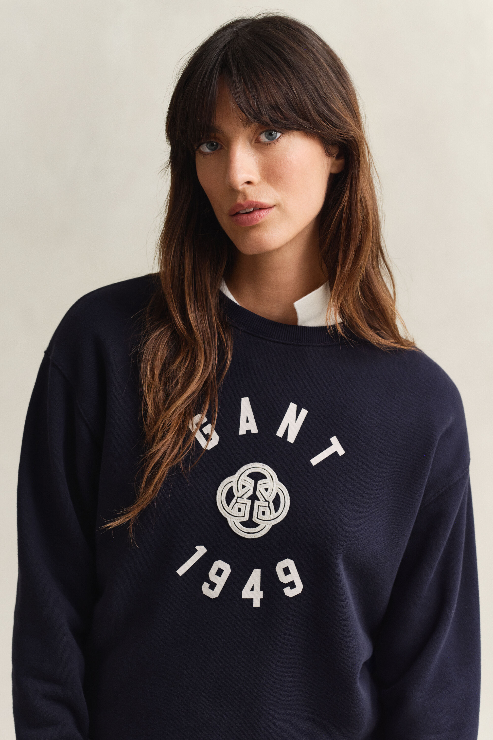 Graphic sweatshirt met ronde hals