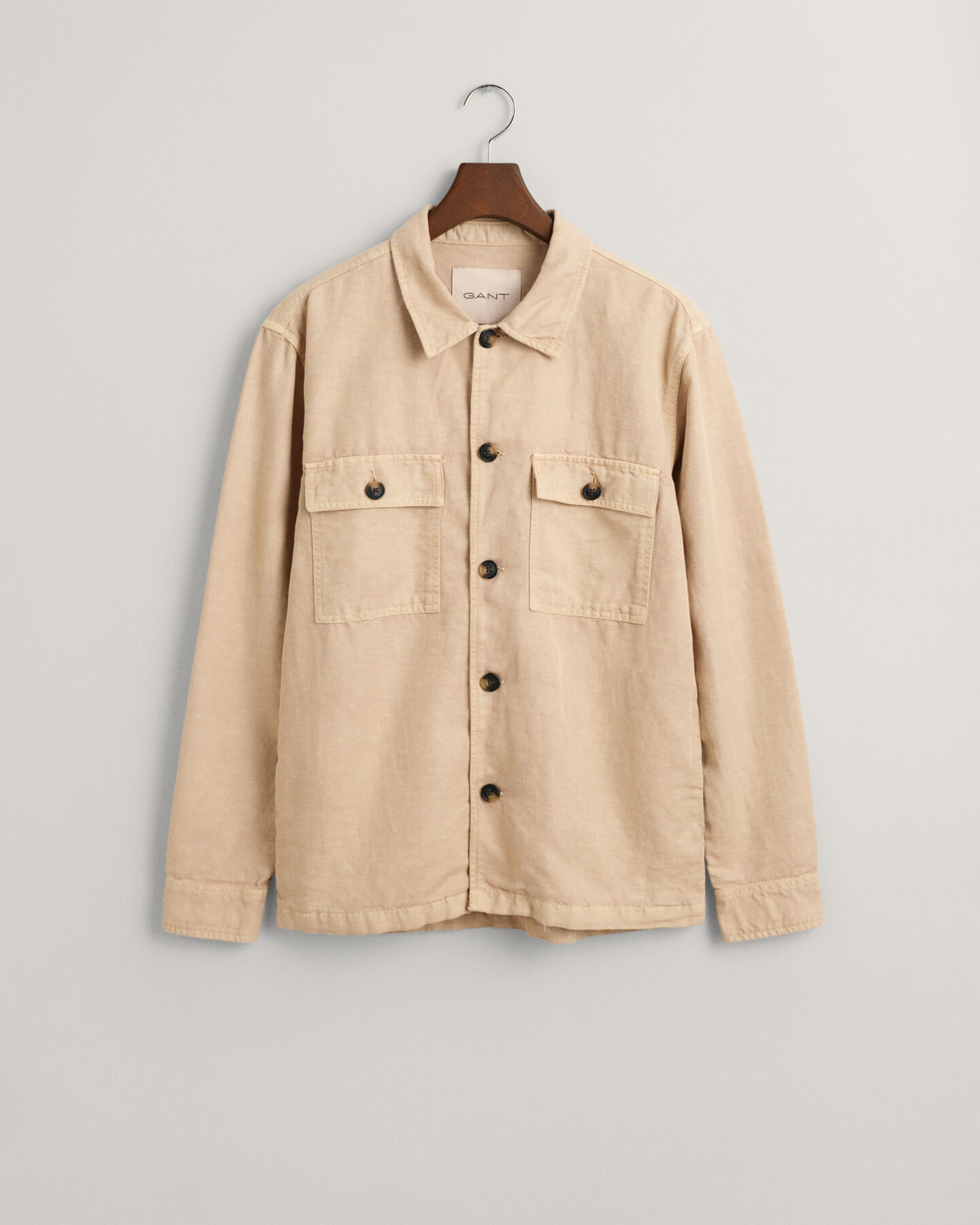 Overshirt van keper