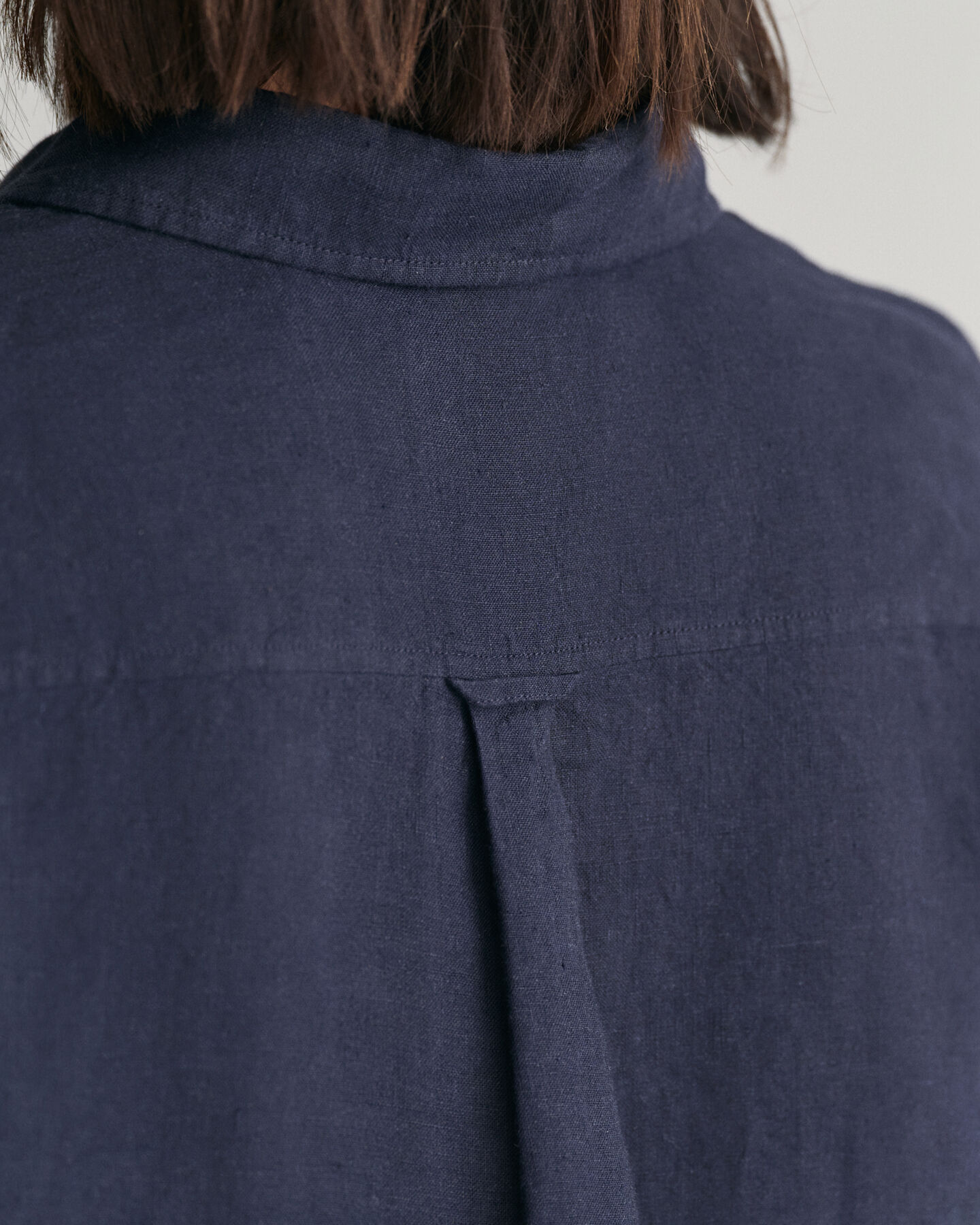 Regular Fit chambray overhemd van linnen