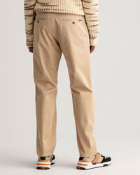 Regular Fit chino van keperstof