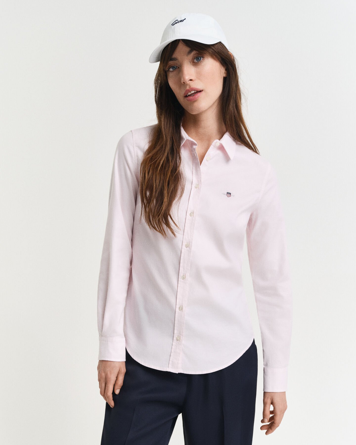 Slim Fit Oxford-overhemd met stretch