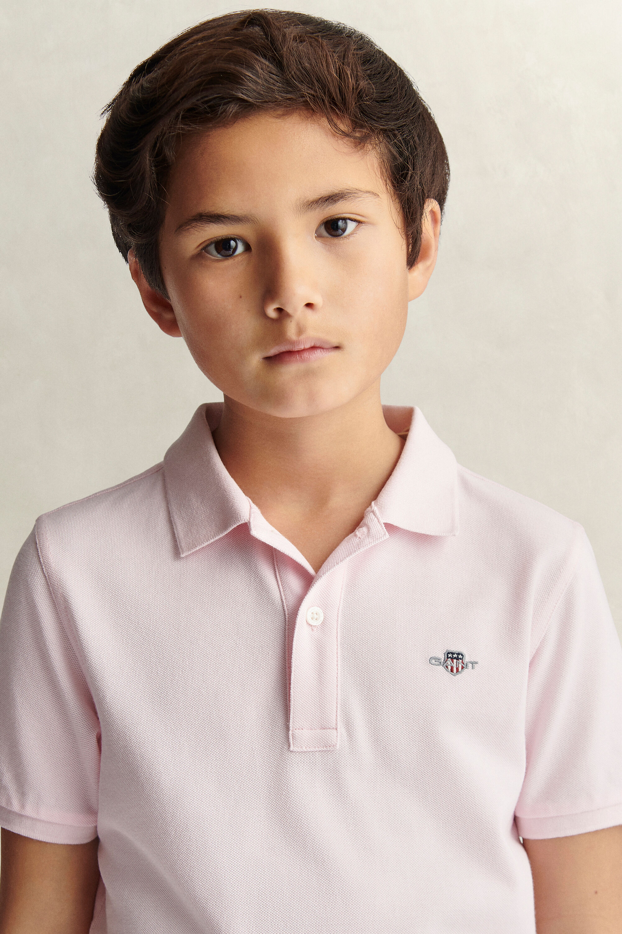 Teens Shield piqué poloshirt