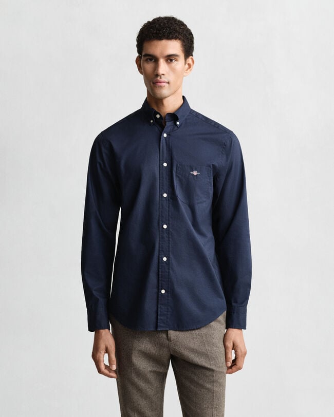 Regular Fit Classic overhemd van poplin
