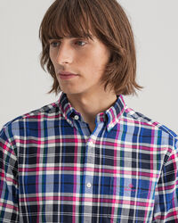 Regular Fit geruit Oxford-overhemd