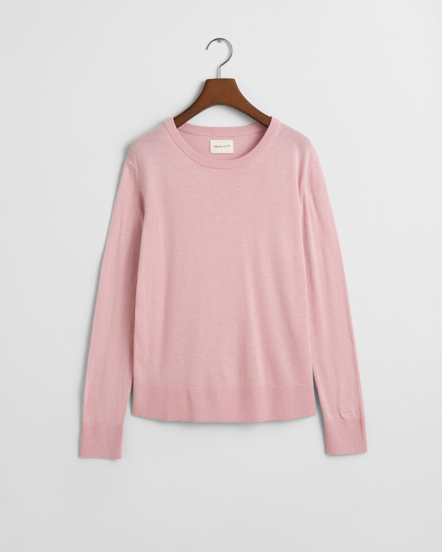 Fijngebreide trui met ronde hals