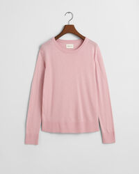 Fijngebreide trui met ronde hals