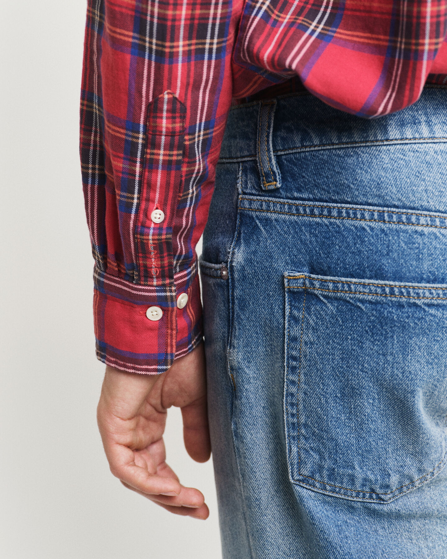 Relaxed Fit overhemd met Schotse ruit