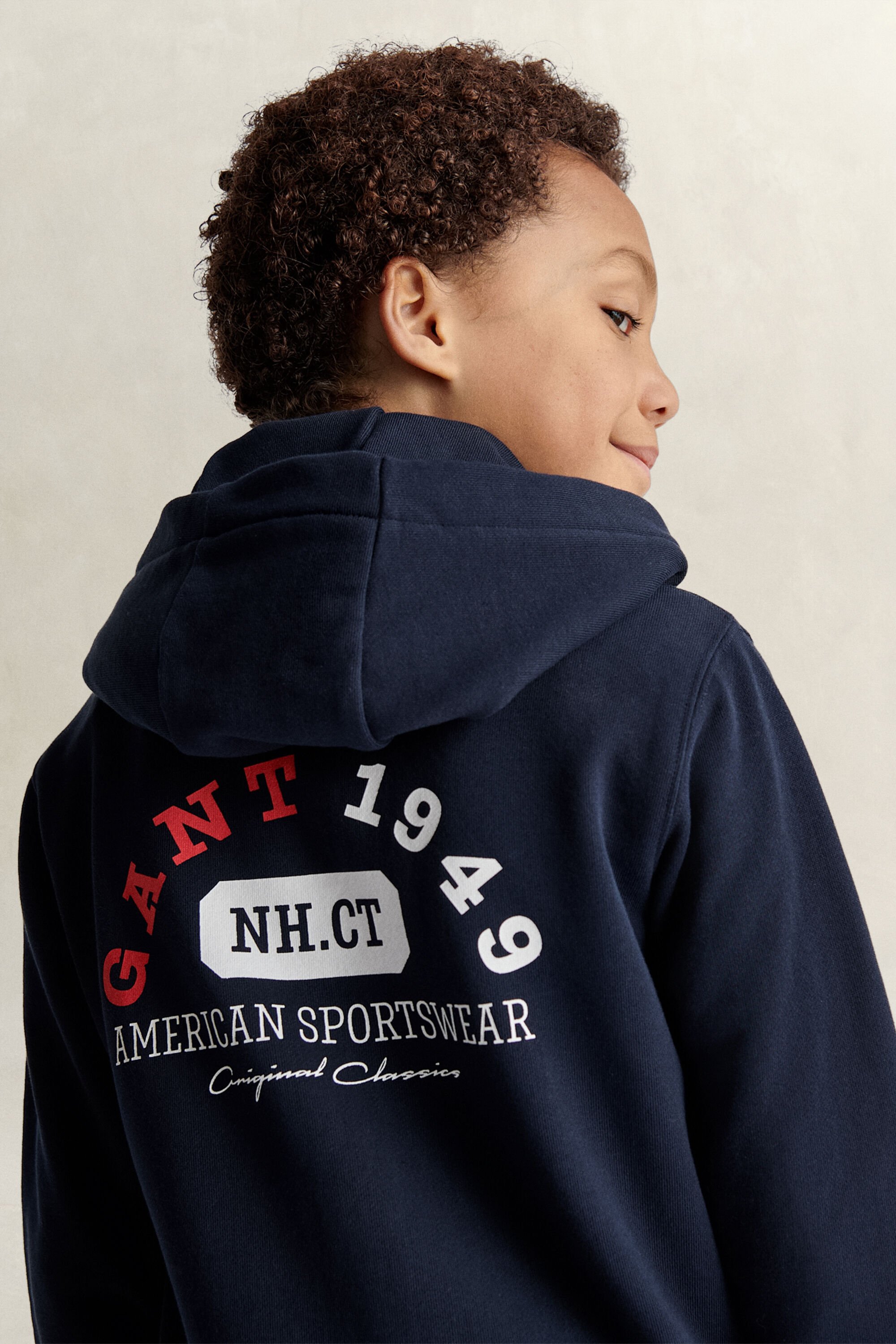 Teen Boys Graphic hoodie met rits