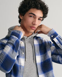 Regular Fit flanellen overhemd met schaduwruitje