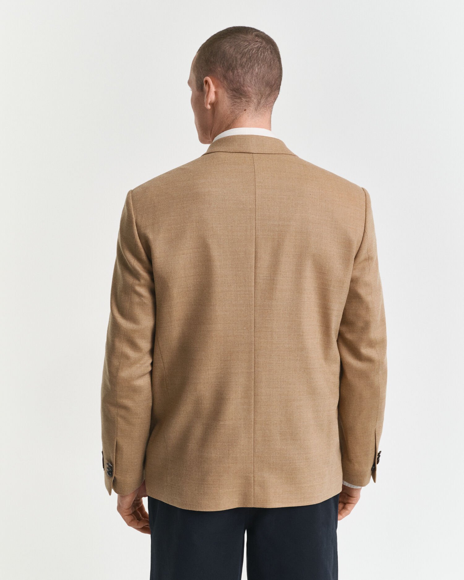 Flanellen Camel Club blazer
