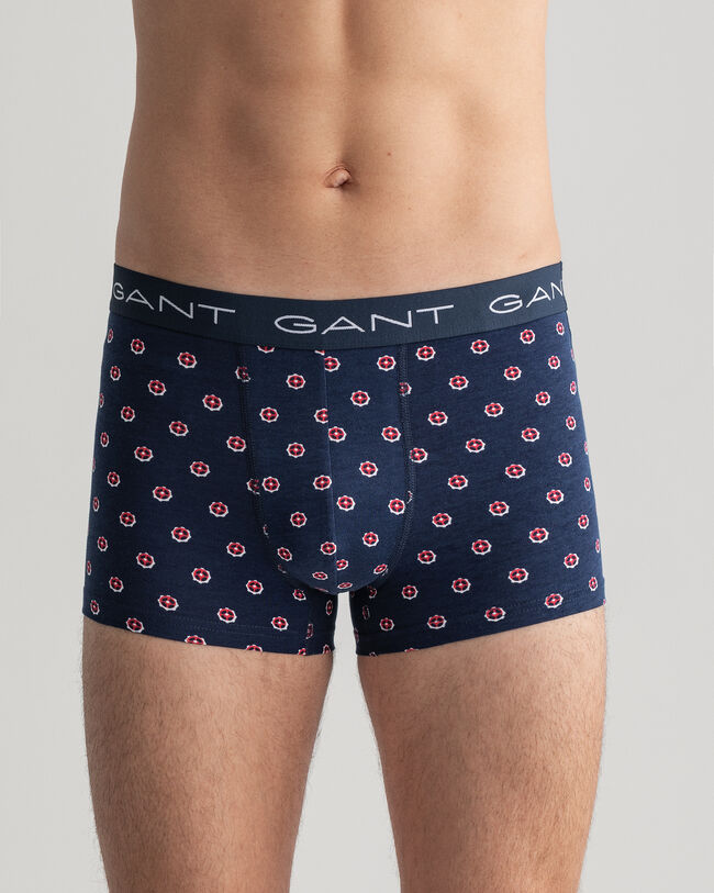 Set van drie boxershorts met kleine print