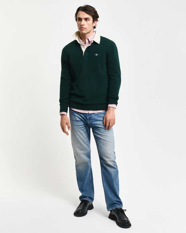 Rugger van extra fijne lamswol