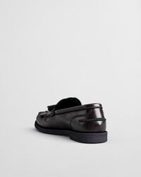 Gracelyn leren loafers