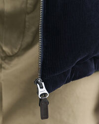 Corduroy gewatteerd jack