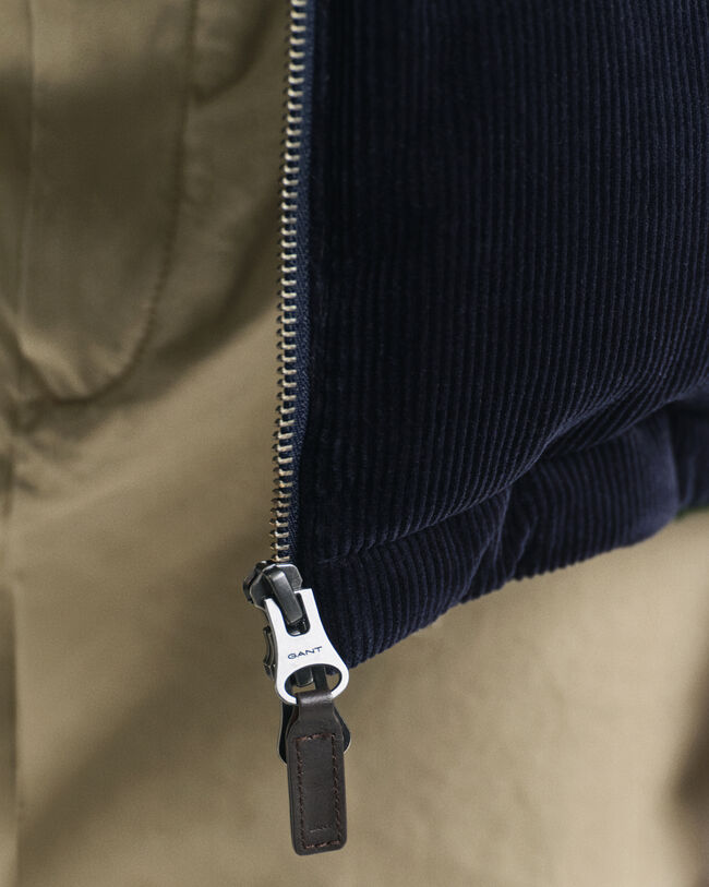 Corduroy gewatteerd jack