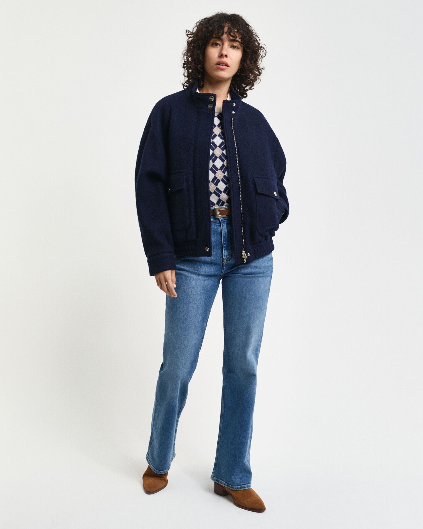 Wollen Harrington jack