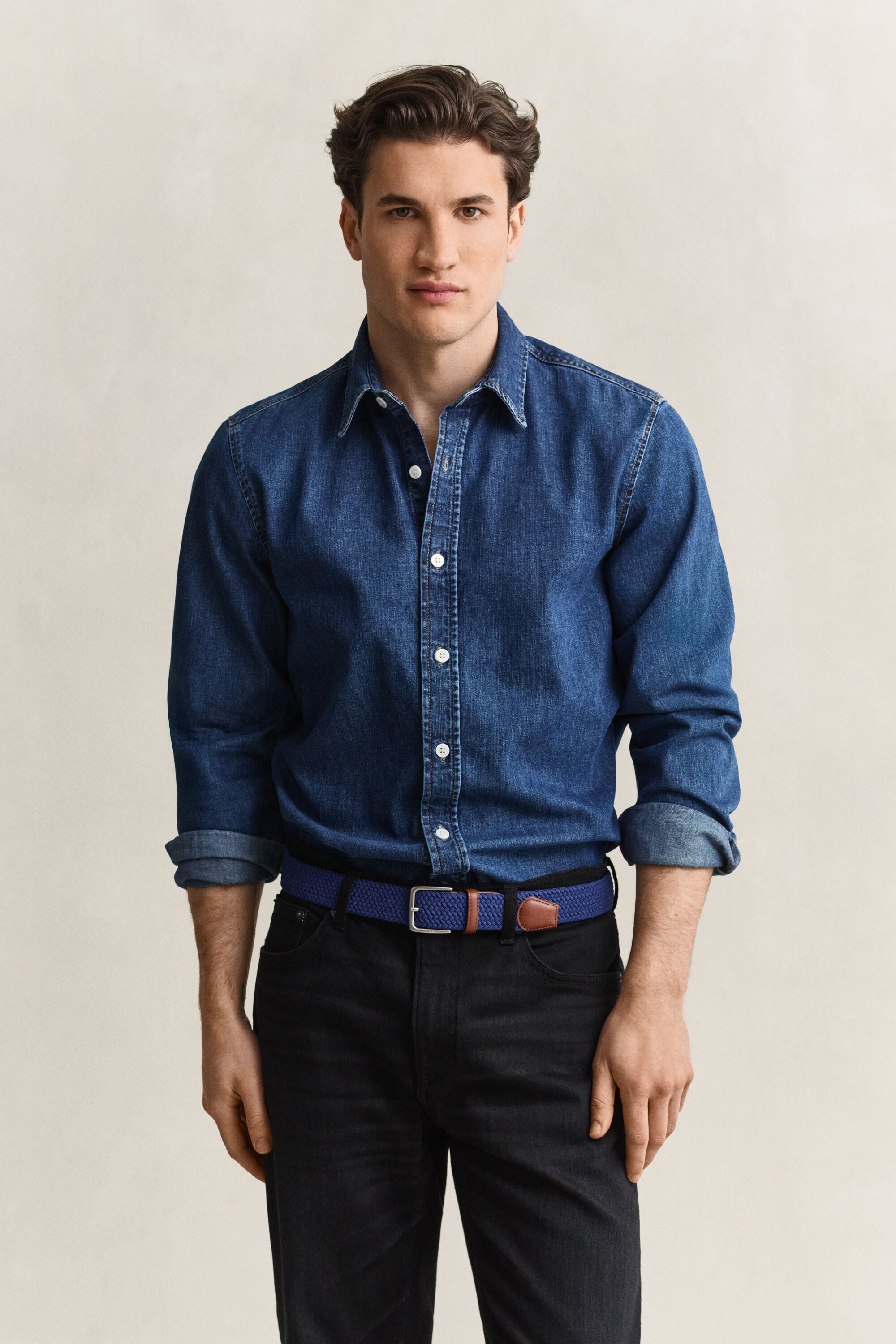 Denim overhemd