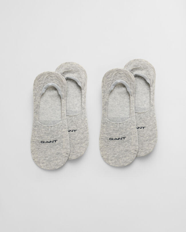 Set van twee paar onzichtbare sokken