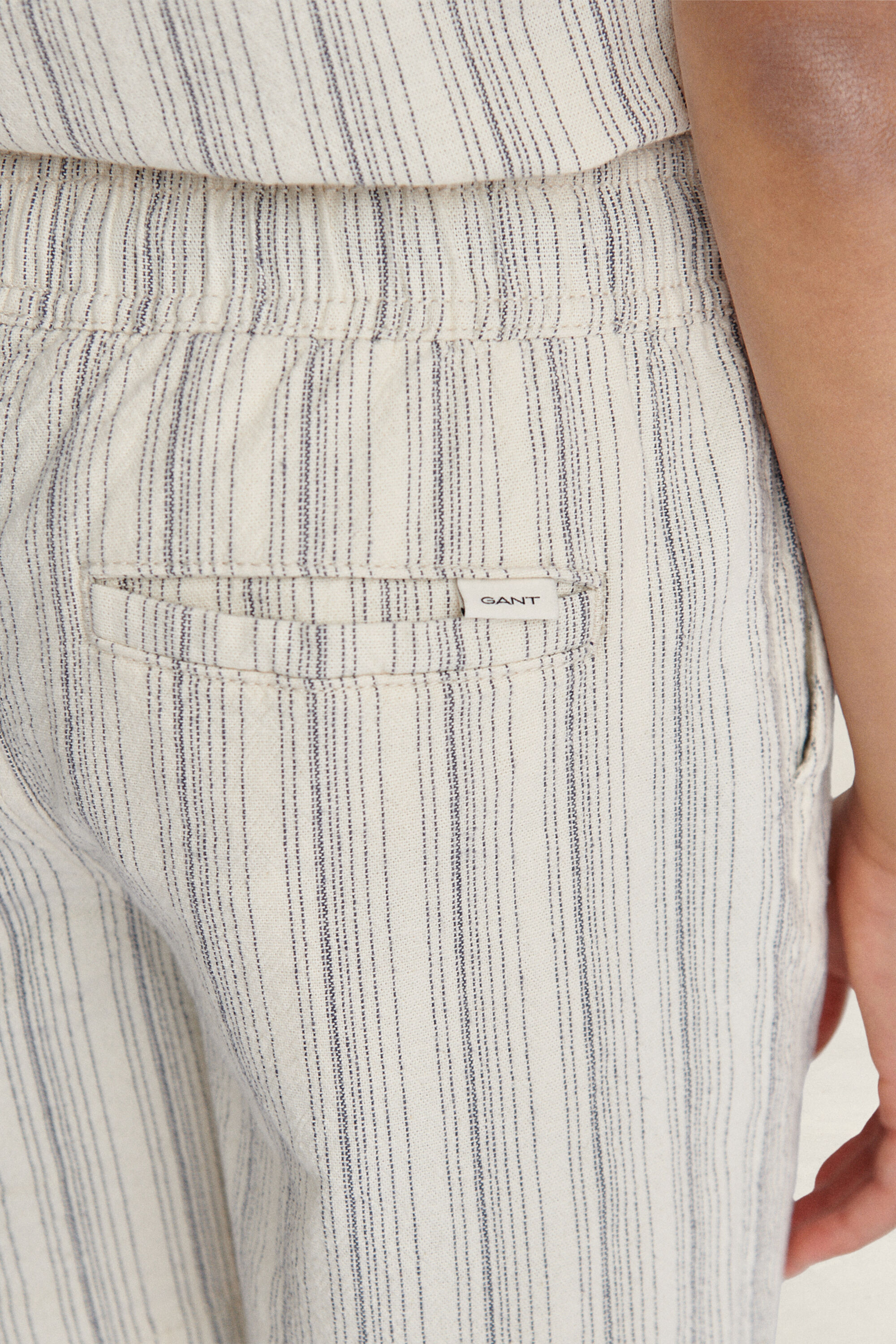 Teen Boys short van linnenmix