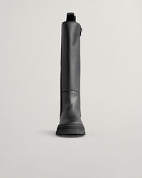 Monthike laarzen met hoge schacht