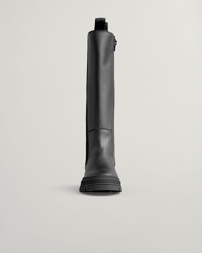 Monthike laarzen met hoge schacht