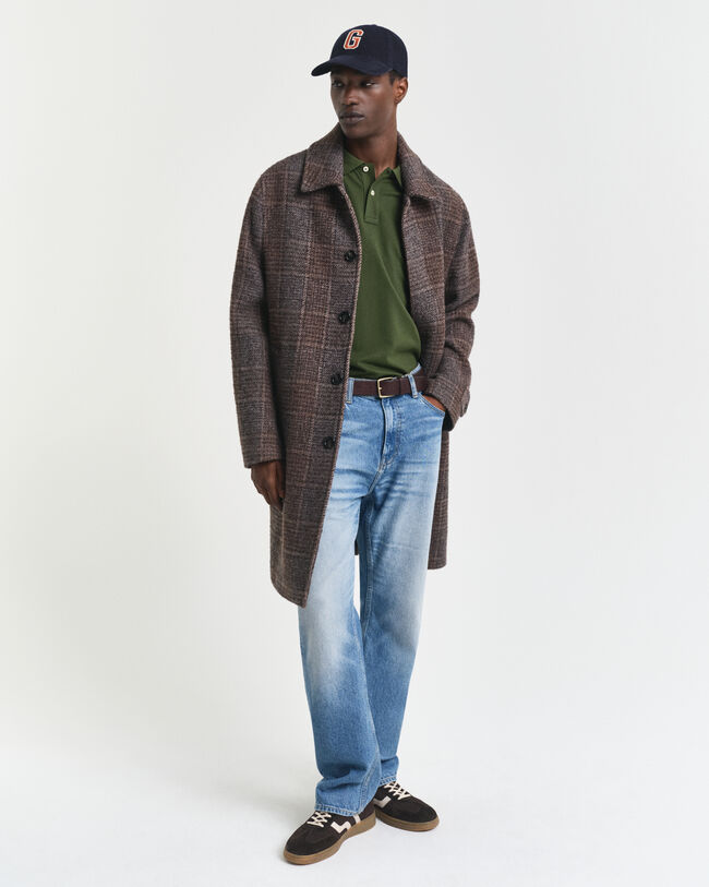 Regular Fit Shield piqué poloshirt