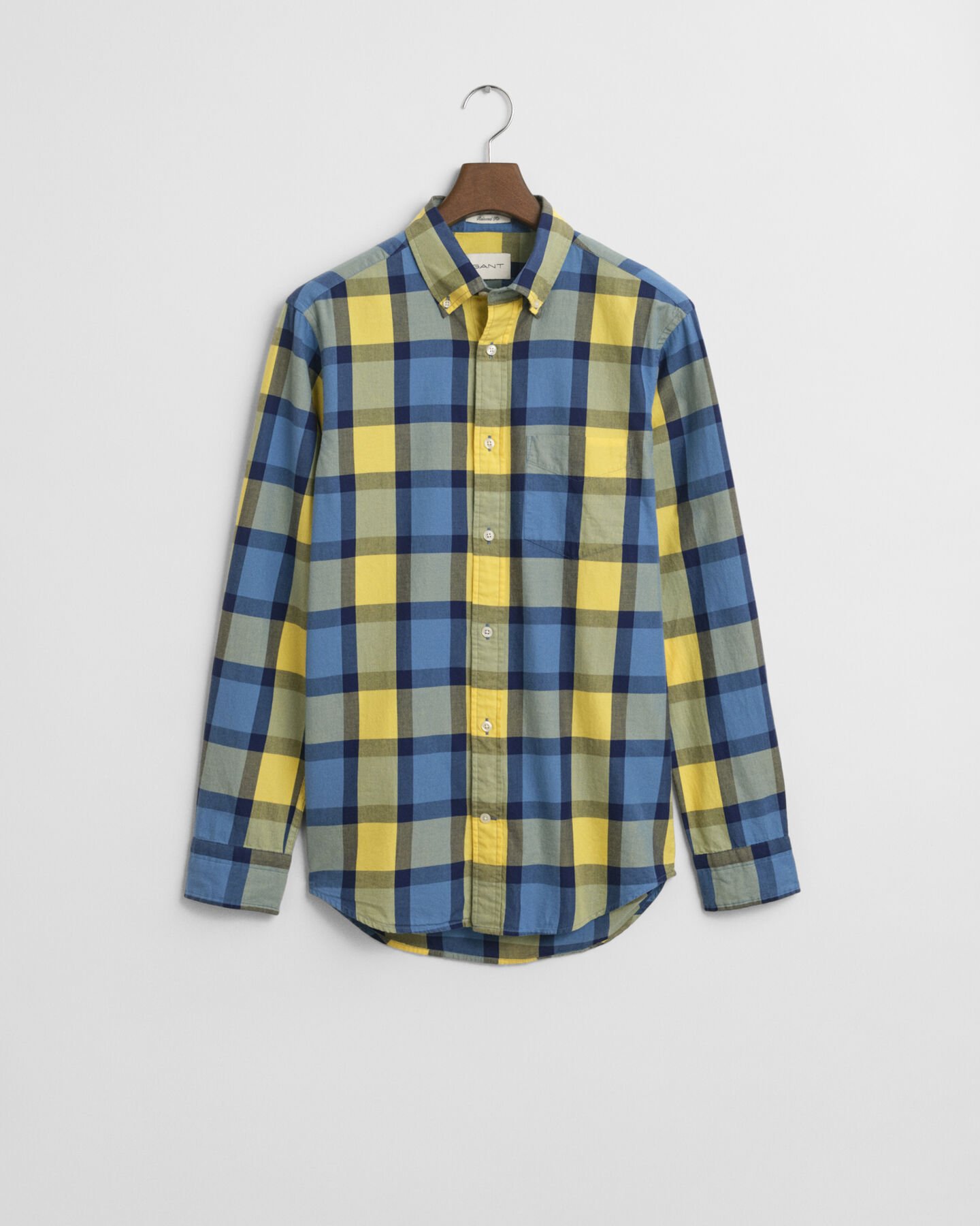 Relaxed Fit geruit overhemd van keperstof