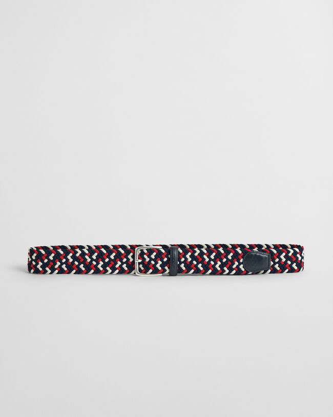 Gevlochten elastische riem met verschillende kleuren