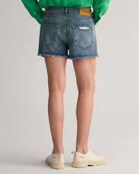 Raw Hem jeansshort