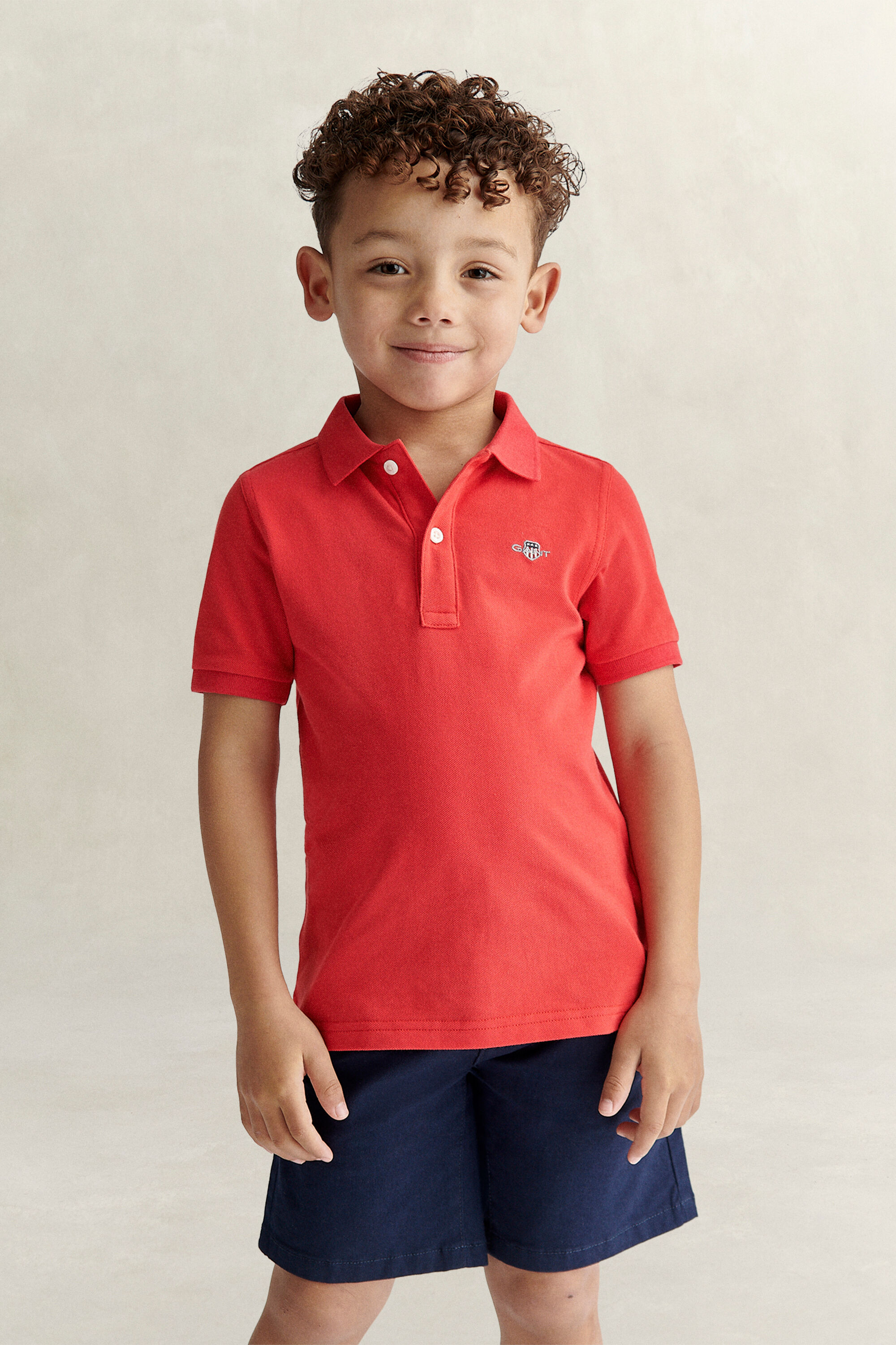 Kids Shield piqué poloshirt