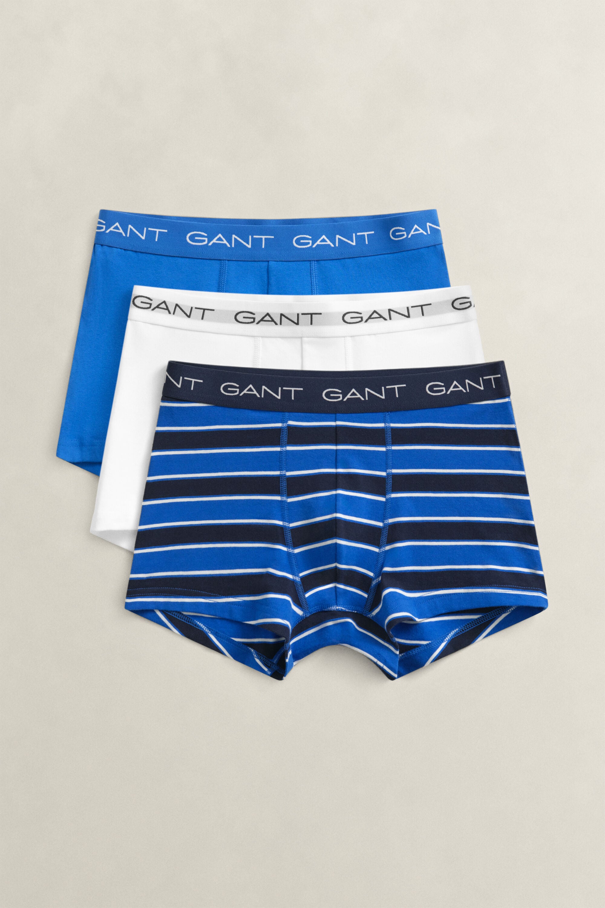Set van drie gestreepte boxershorts