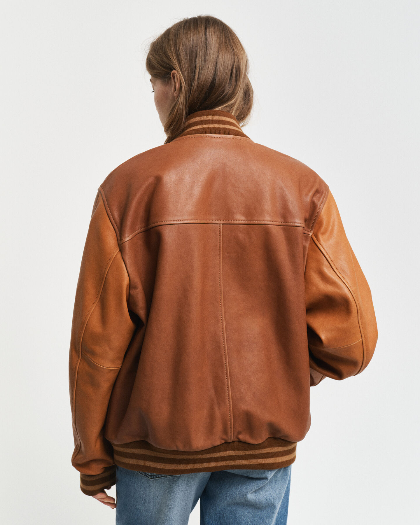 Leren GANT Varsity Jacket