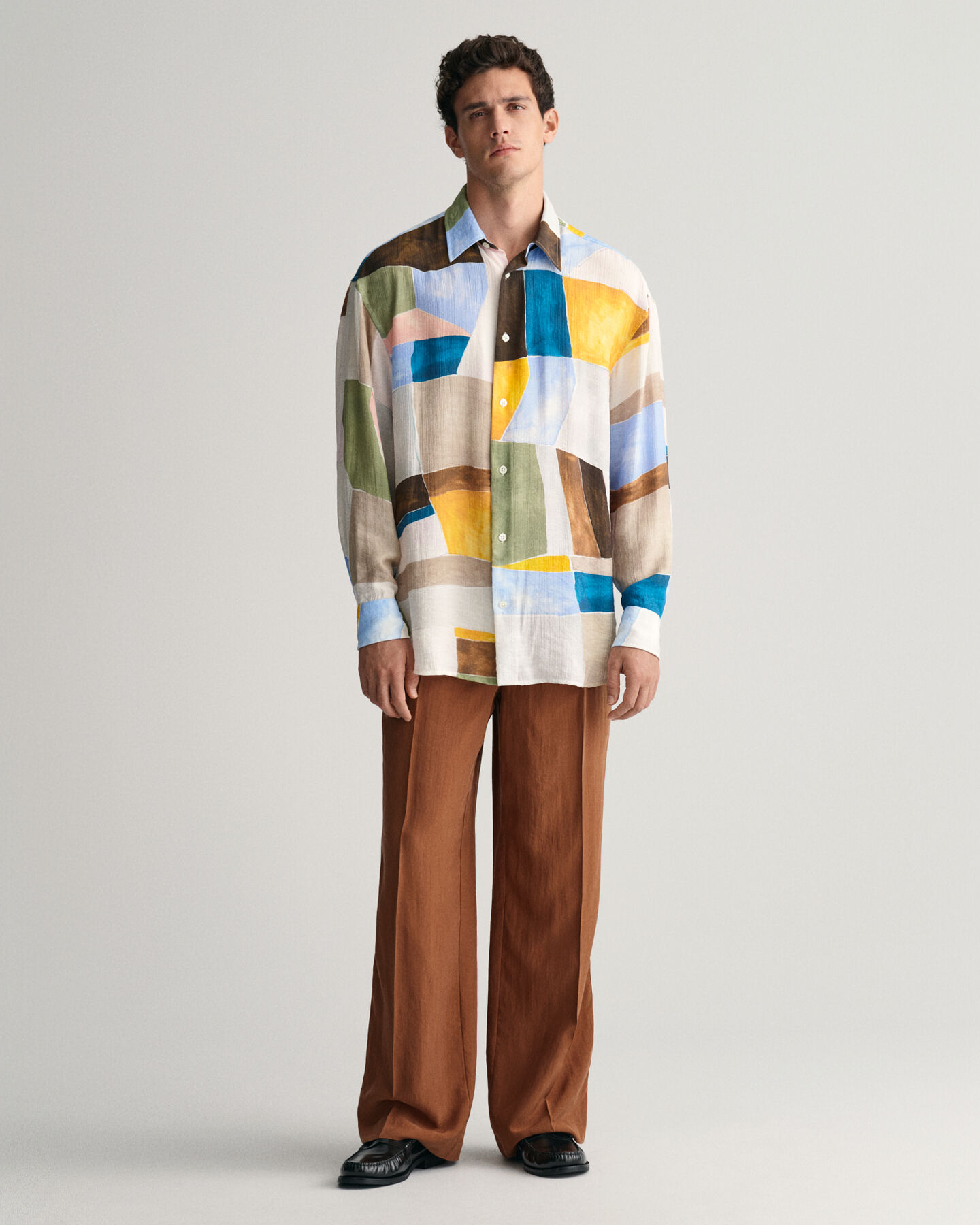 Oversized Art Print overhemd