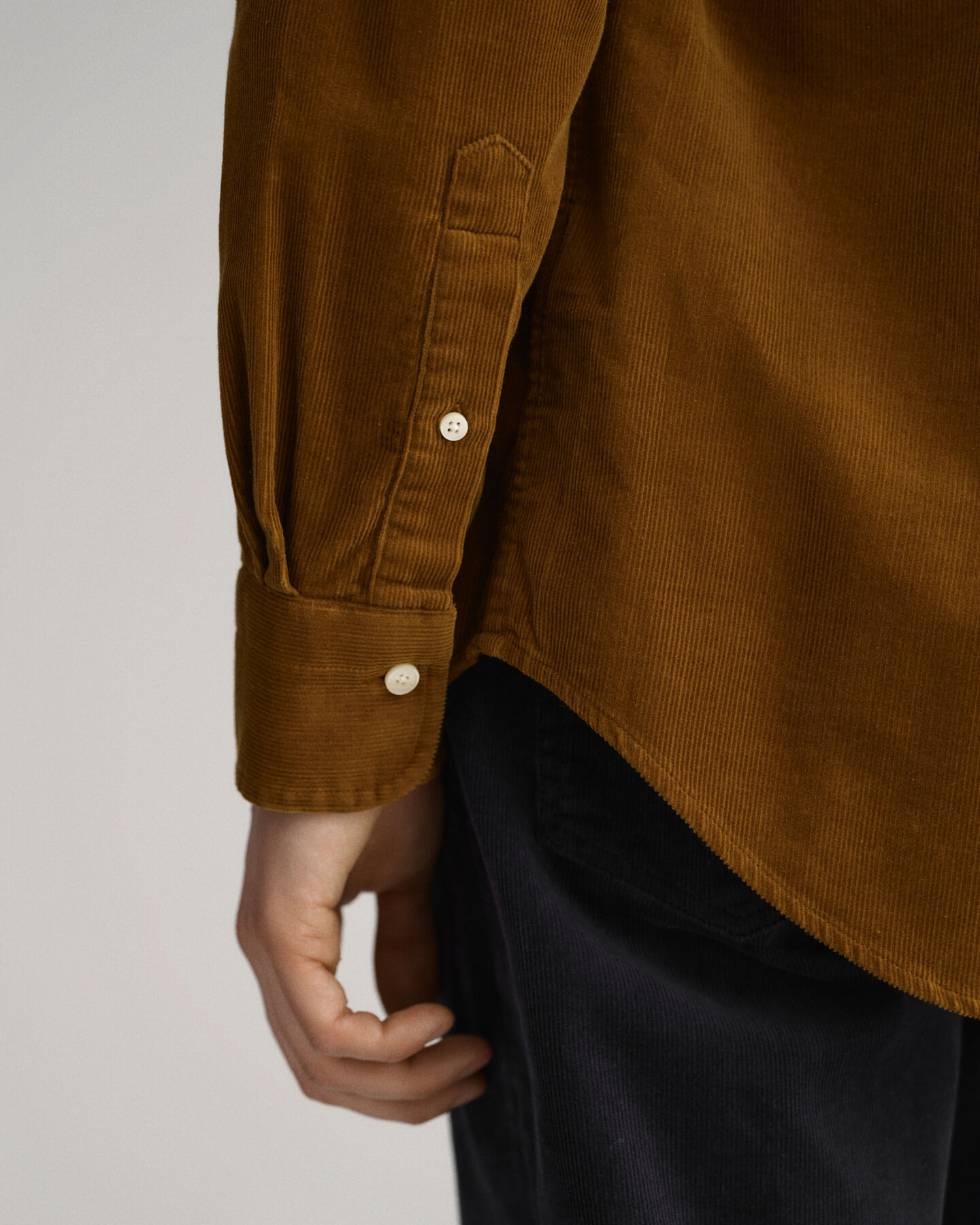 Regular Fit corduroy overhemd