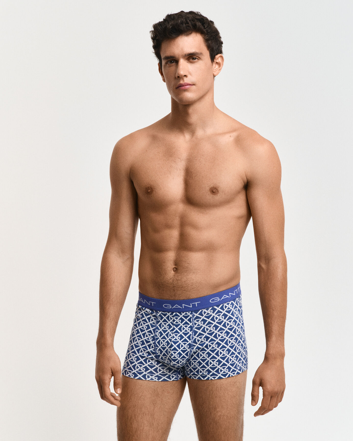 Set van drie boxershorts met G-patroon