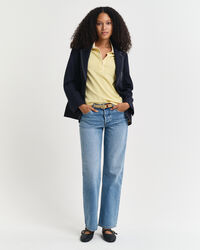 Sunfaded piqu&eacute; poloshirt