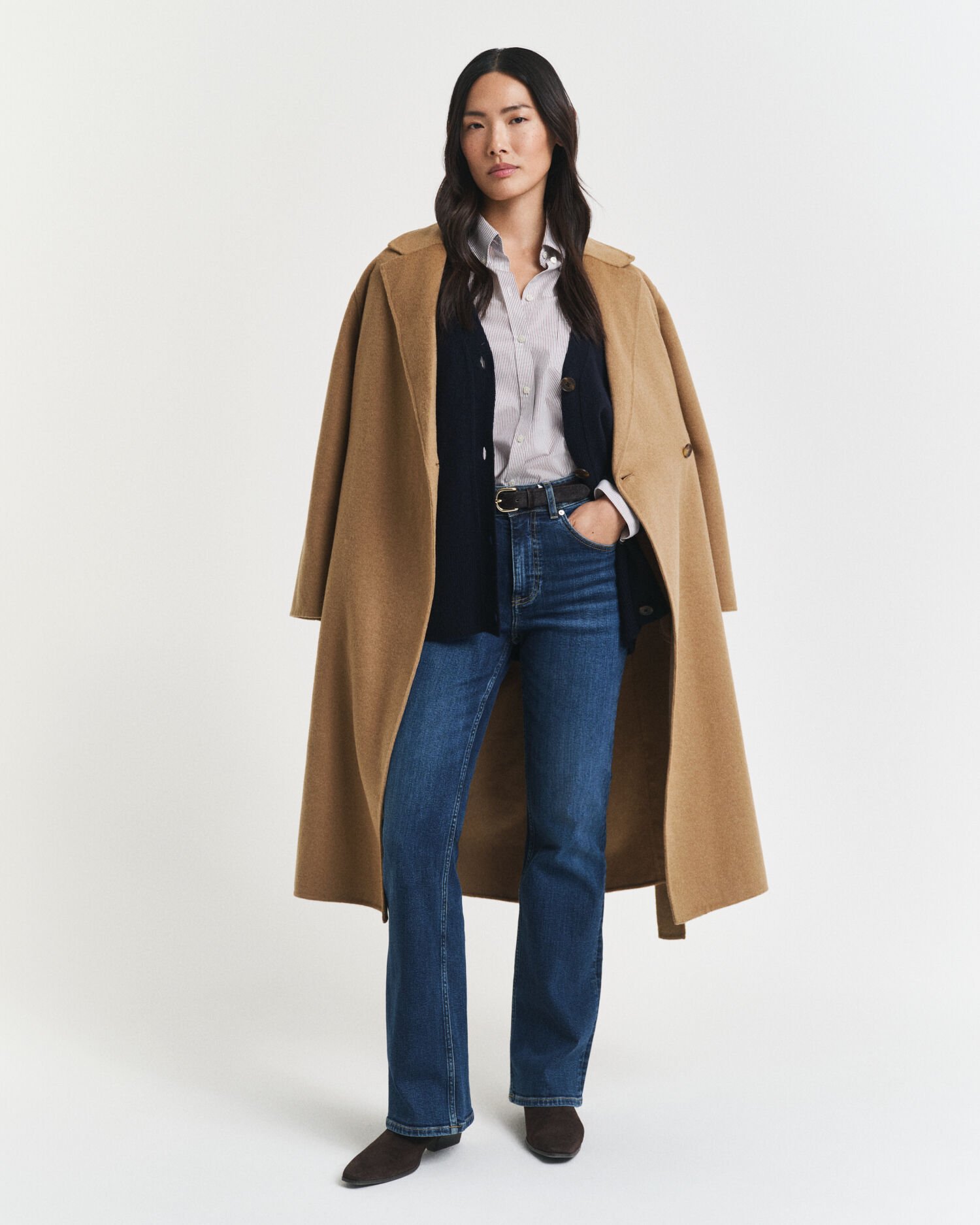 Vest van een wol-kasjmiermix