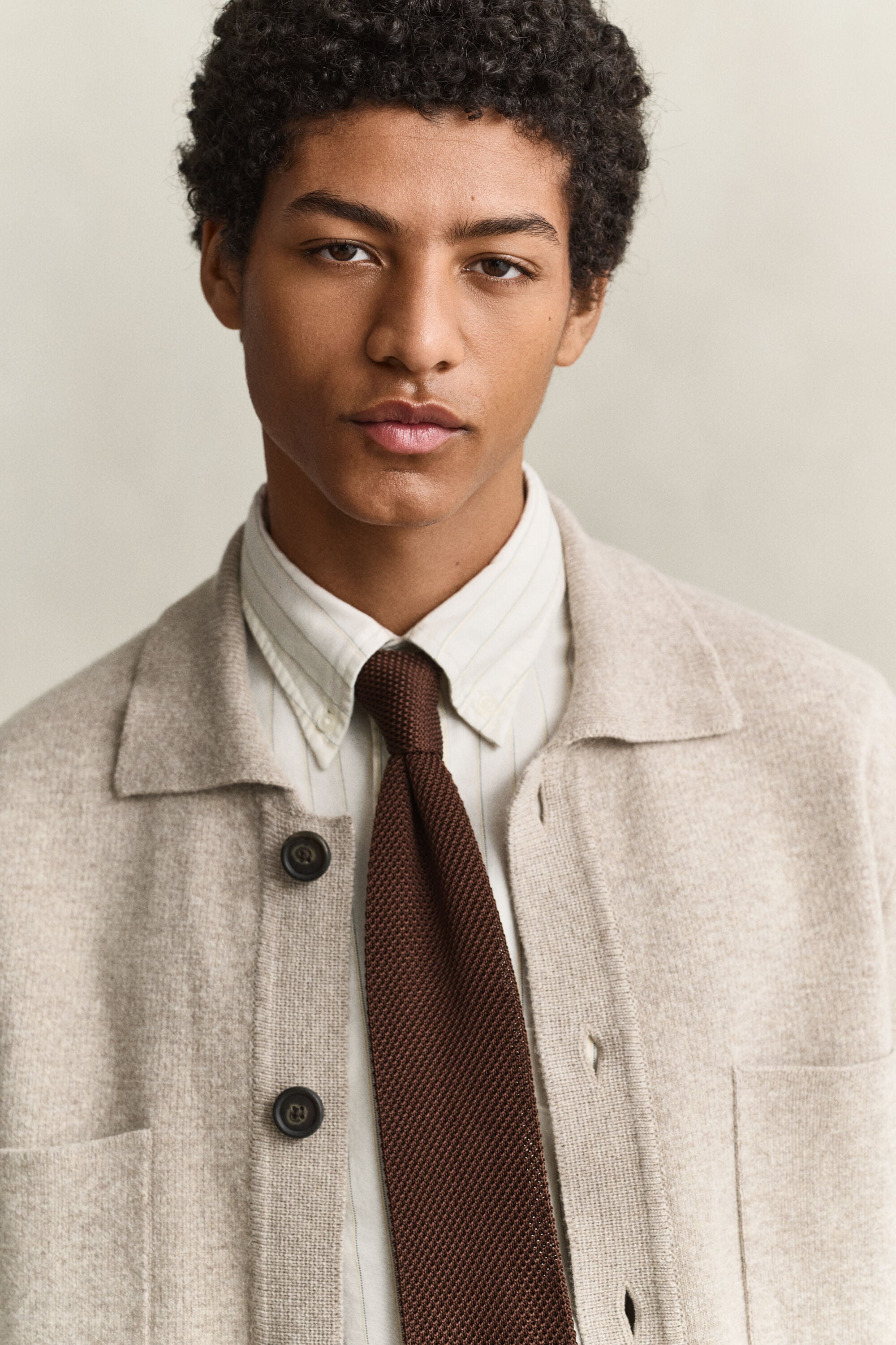 Dubbelgebreid overshirt
