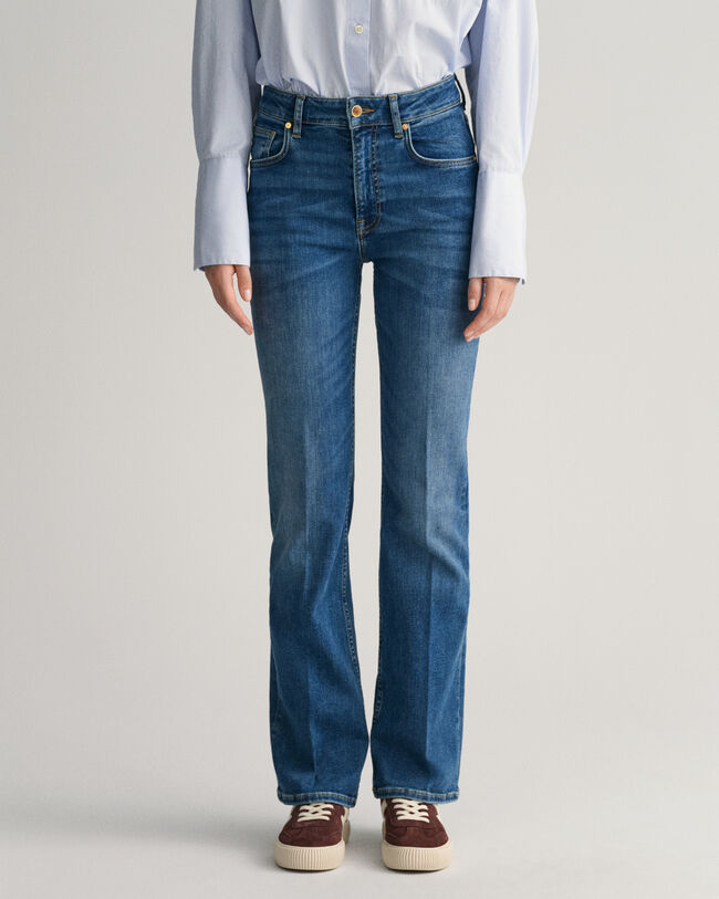 Slim Fit flared jeans