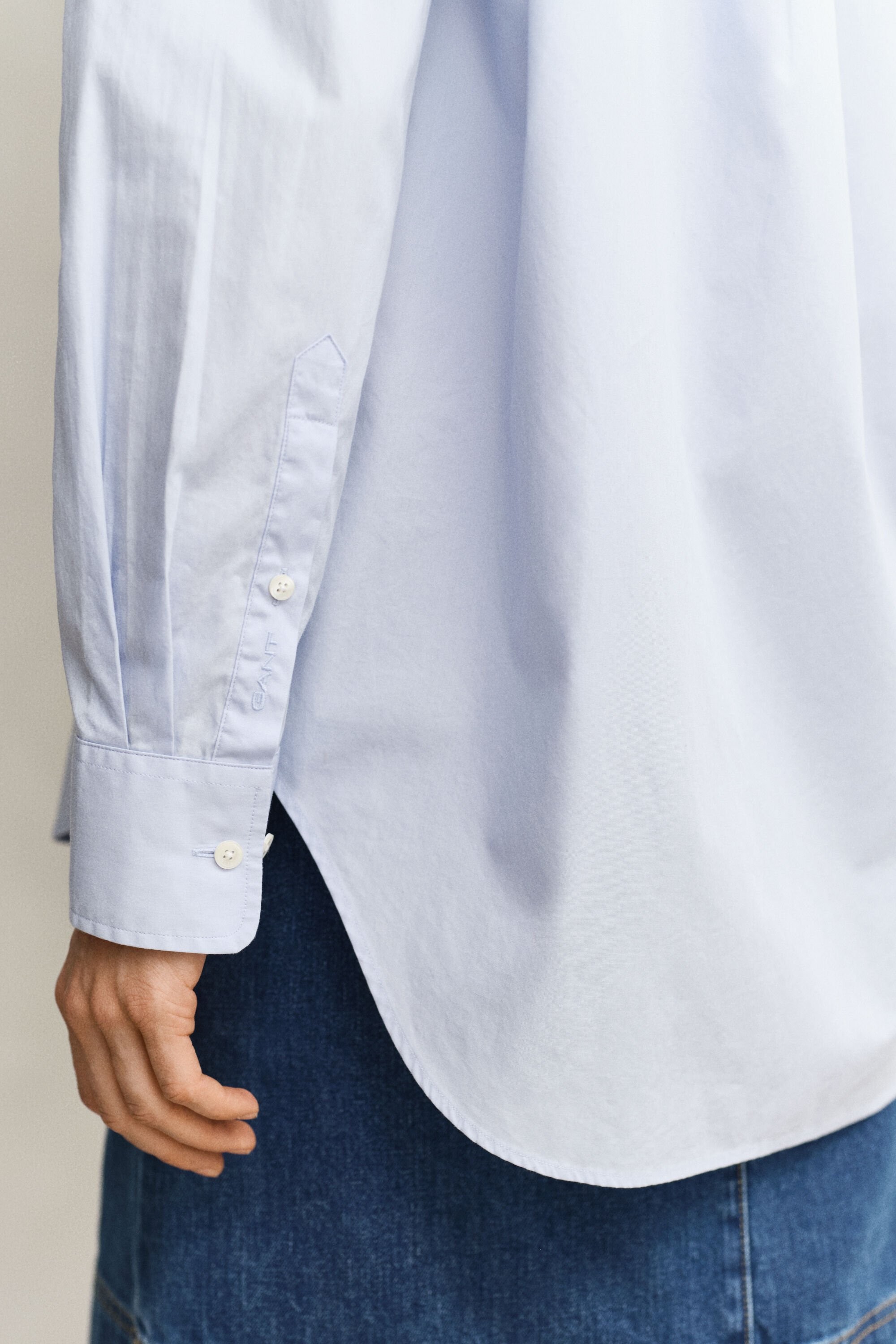 Relaxed Fit Classic overoverhemd van poplin