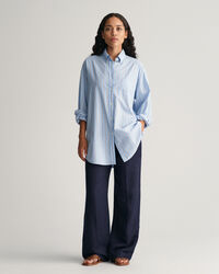 Relaxed Fit Pull-On broek van linnenmix